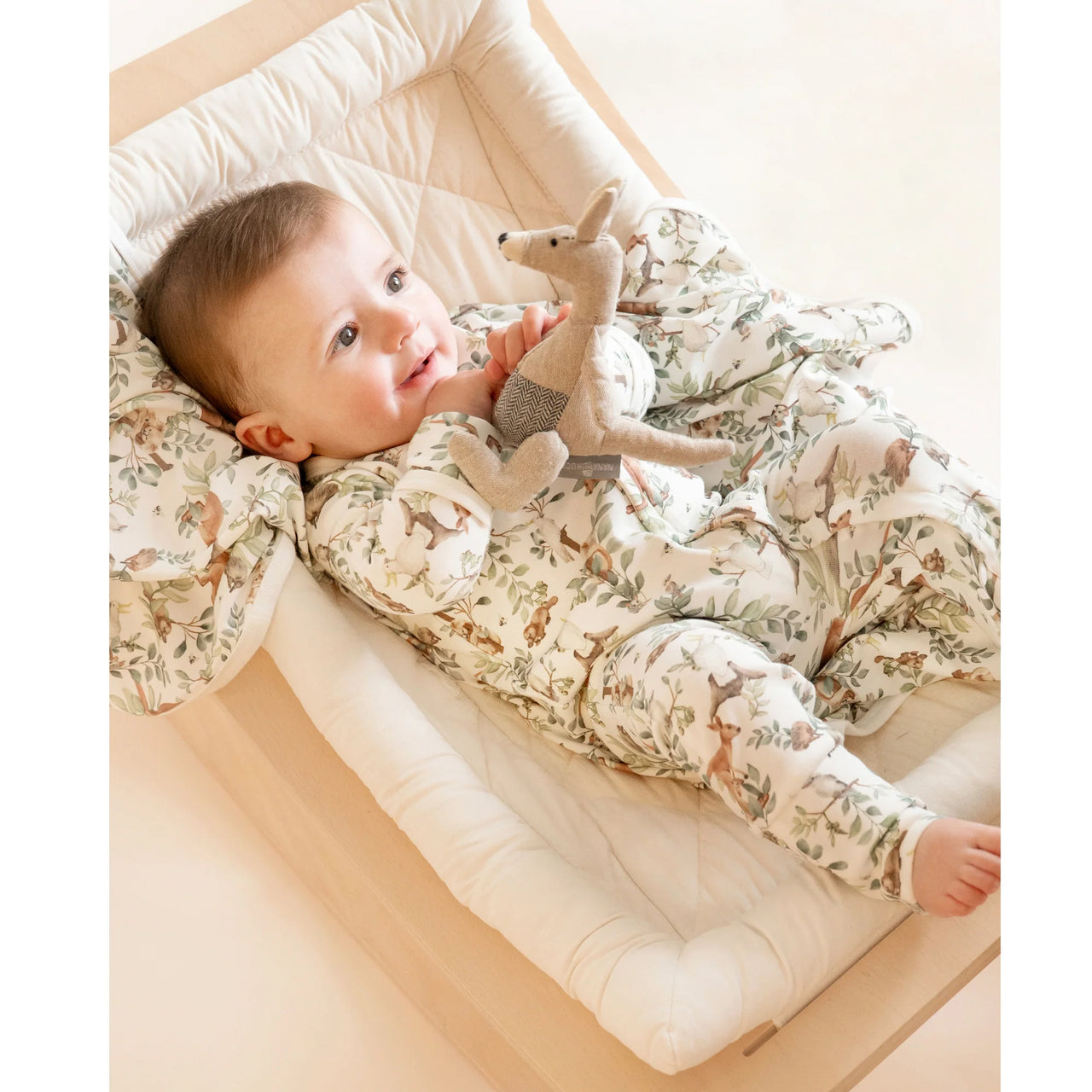BEBE CHARLIE ORGANIC LS ZIPSUIT