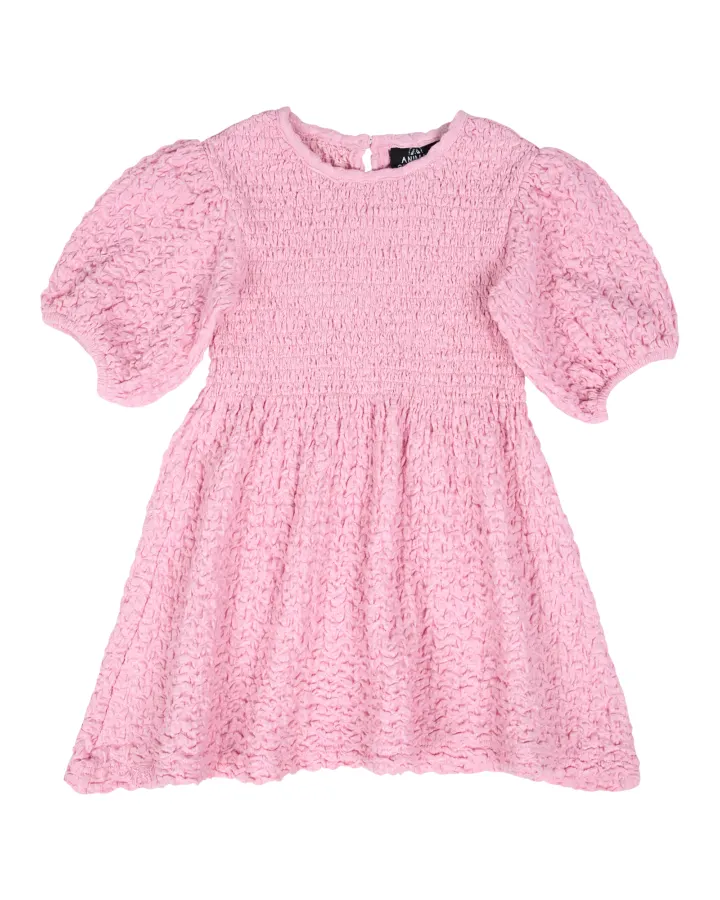 ANIMAL CRACKERS BLUSH DRESS