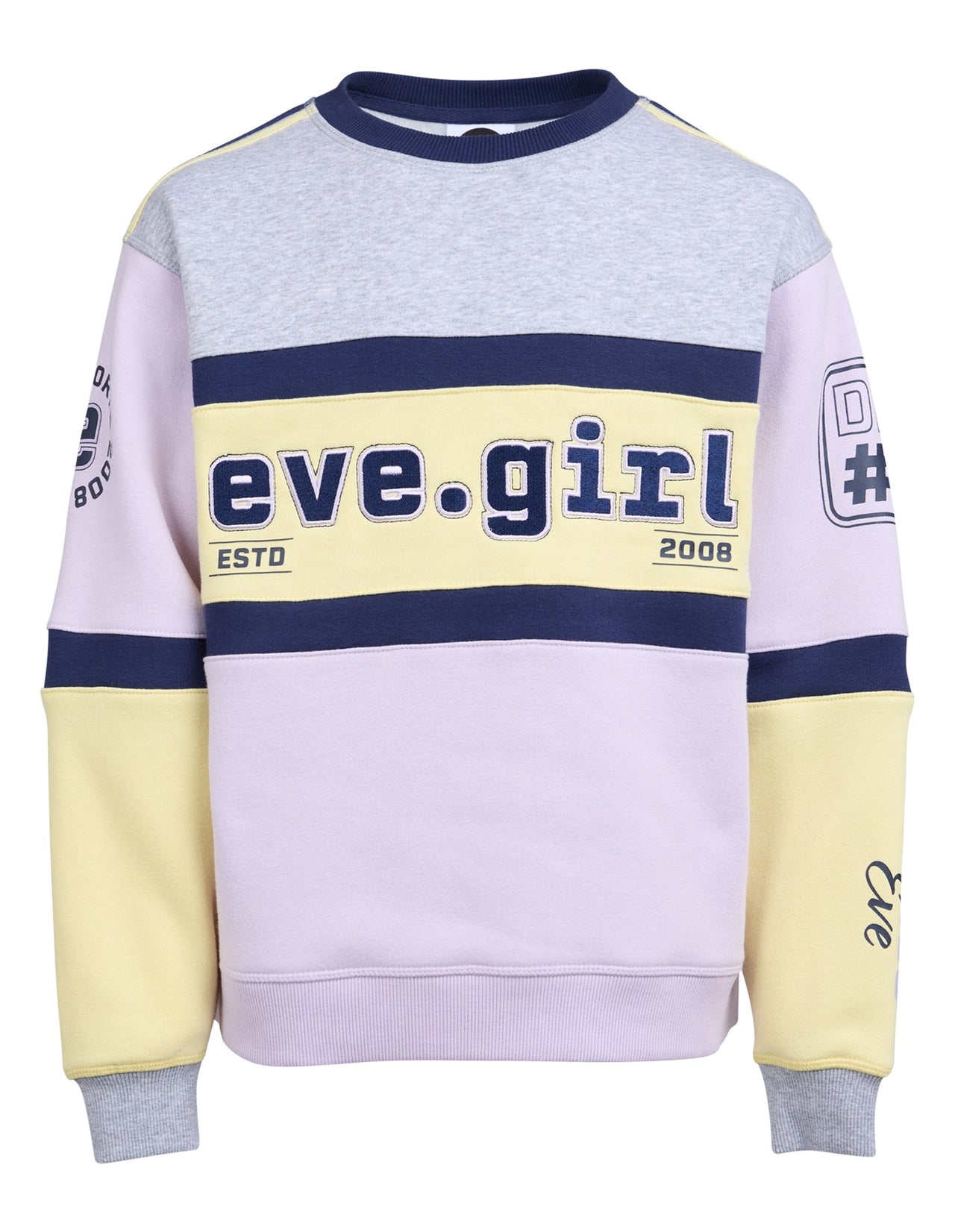 EVE GIRL DIVISION PANELLED CREW