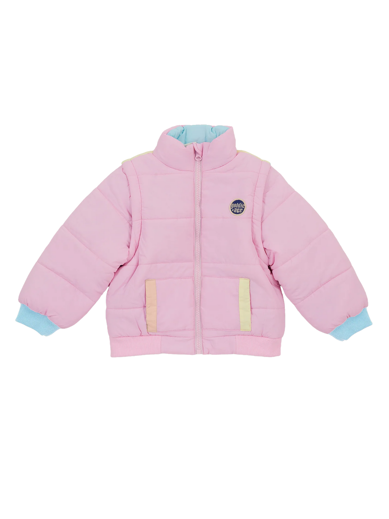 GOLDIE & ACE CHARLIE SUNRISE PARKA JACKET/VEST PASTEL