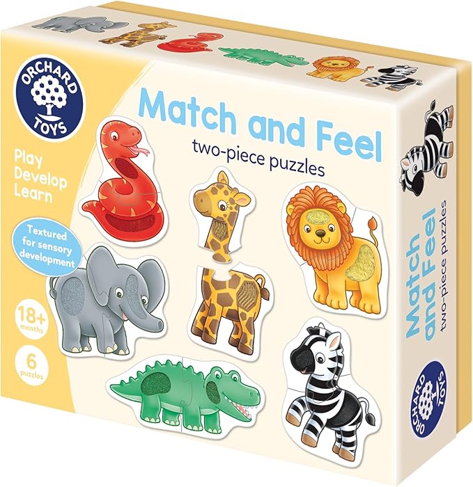 ORCHARD JIGSAW - MATCH & FEEL PUZZLES 2PC