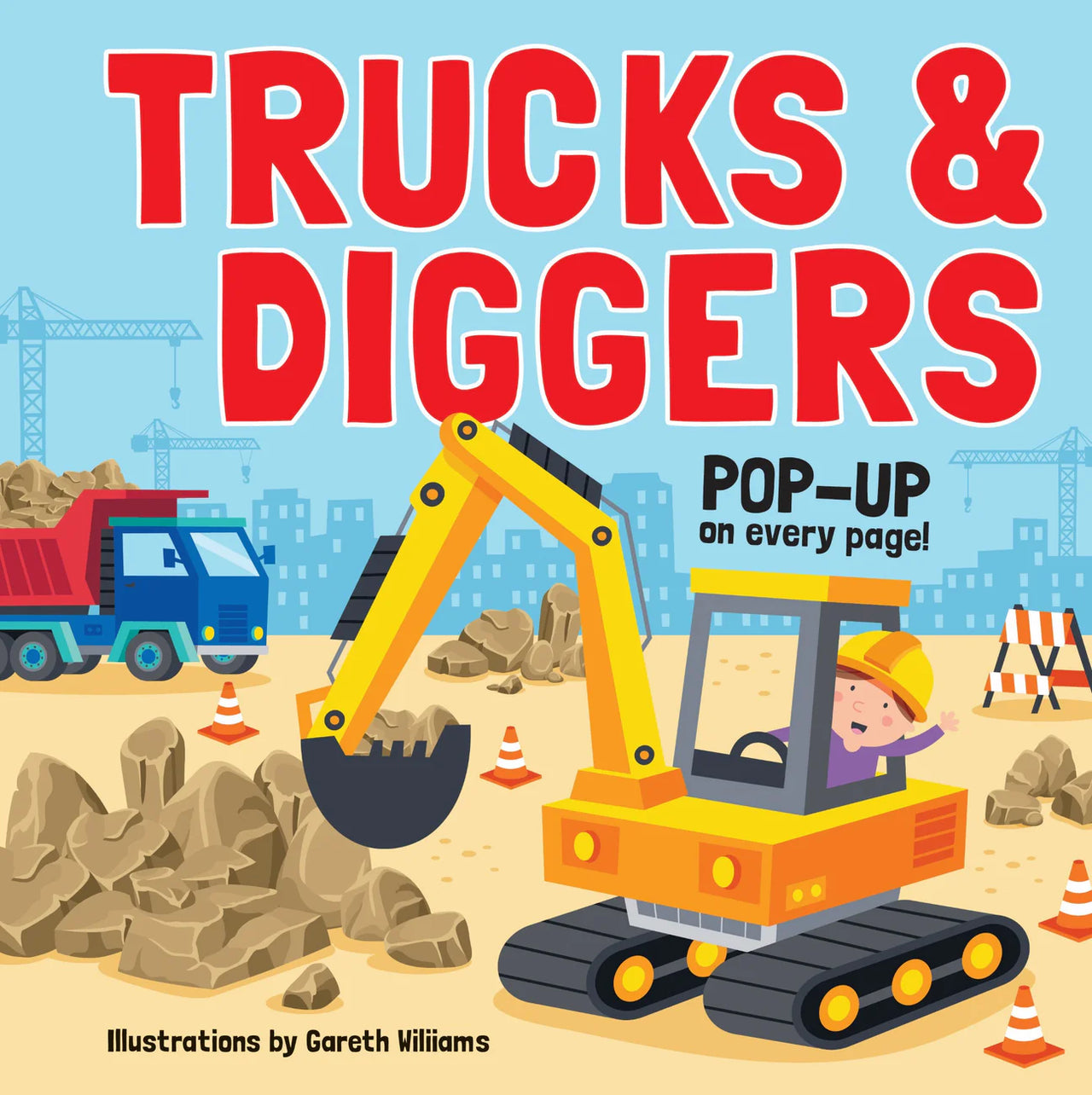 POP-UP BOOK - TRUCKS & DIGGERS