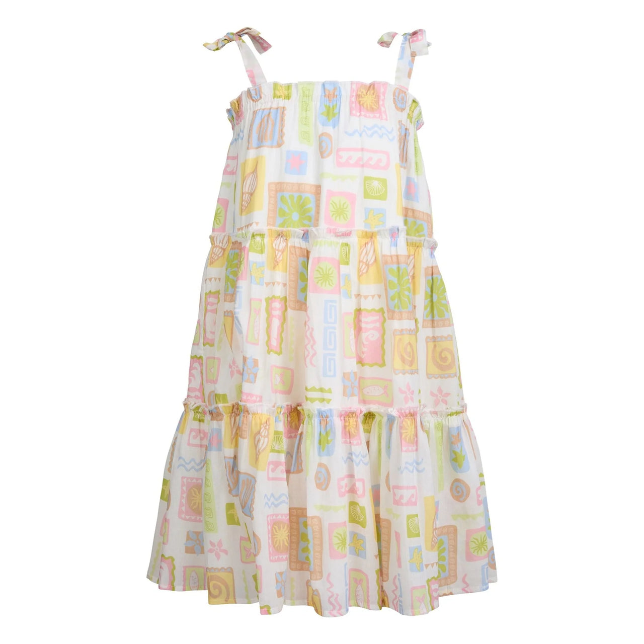 EVE GIRL MATISSE TIERED MINI DRESS