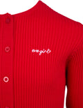 EVE GIRL JOSEPHINE KNIT CARDI RED