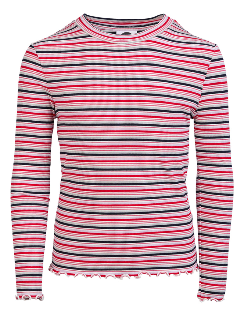 EVE GIRL RUBY LONG SLEEVE RIB TEE