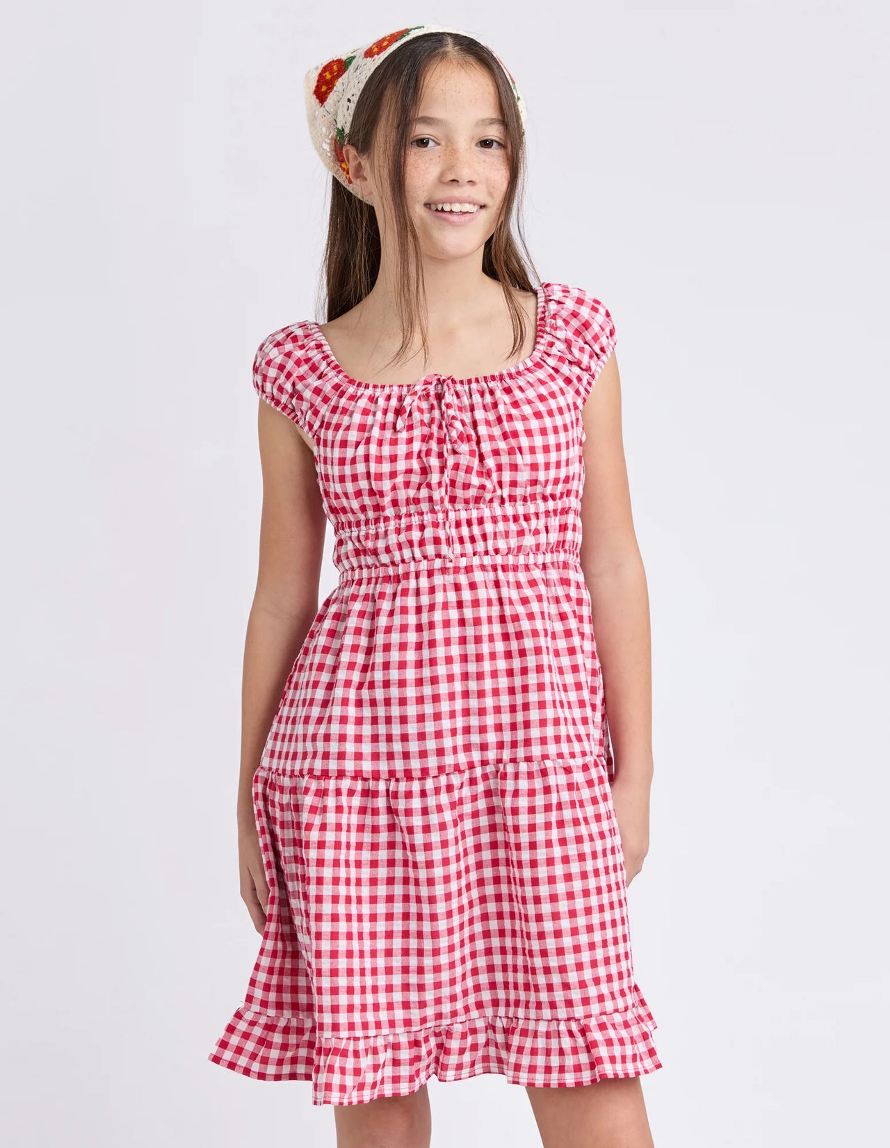 EVE GIRL ELSA GINGHAM DRESS