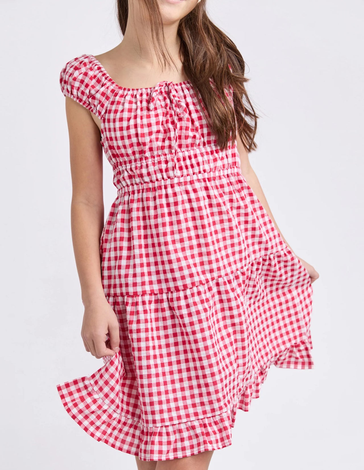 EVE GIRL ELSA GINGHAM DRESS