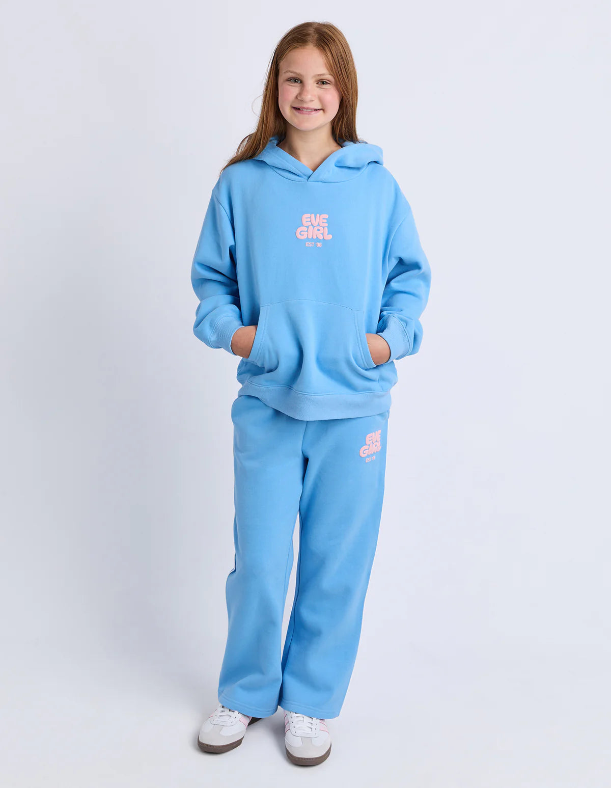 EVE GIRL SPORTS CLUB HOODIE LIGHT BLUE