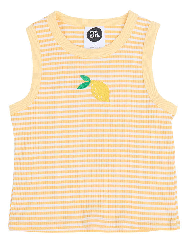EVE GIRL SORBET RIB TANK