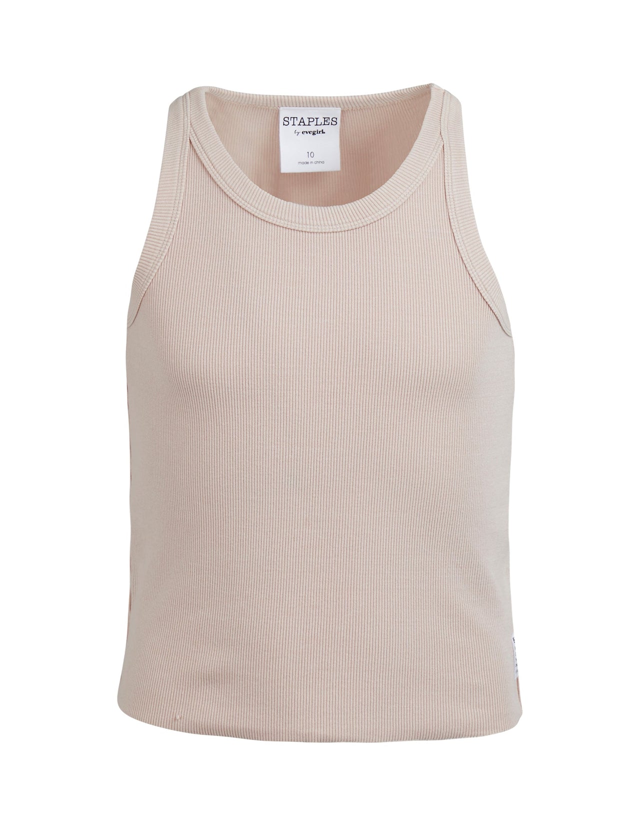 EVE GIRL EVERYDAY RIB TANK PALE PINK