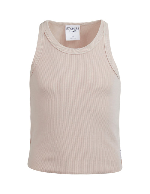 EVE GIRL EVERYDAY RIB TANK PALE PINK