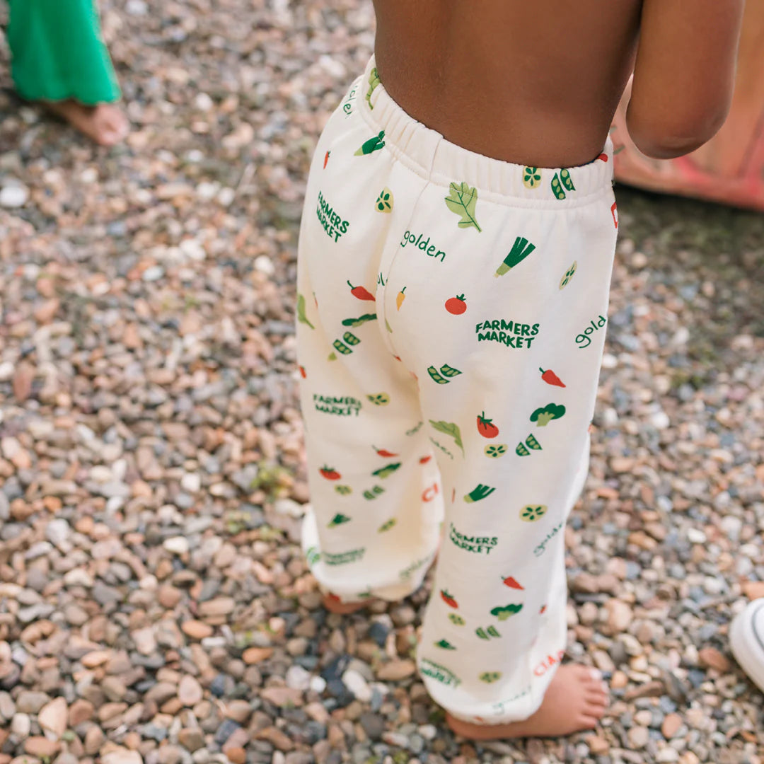 GOLDEN CHILDREN CIAO FARMERS MARKET TRACKPANT BUTTERCREAM