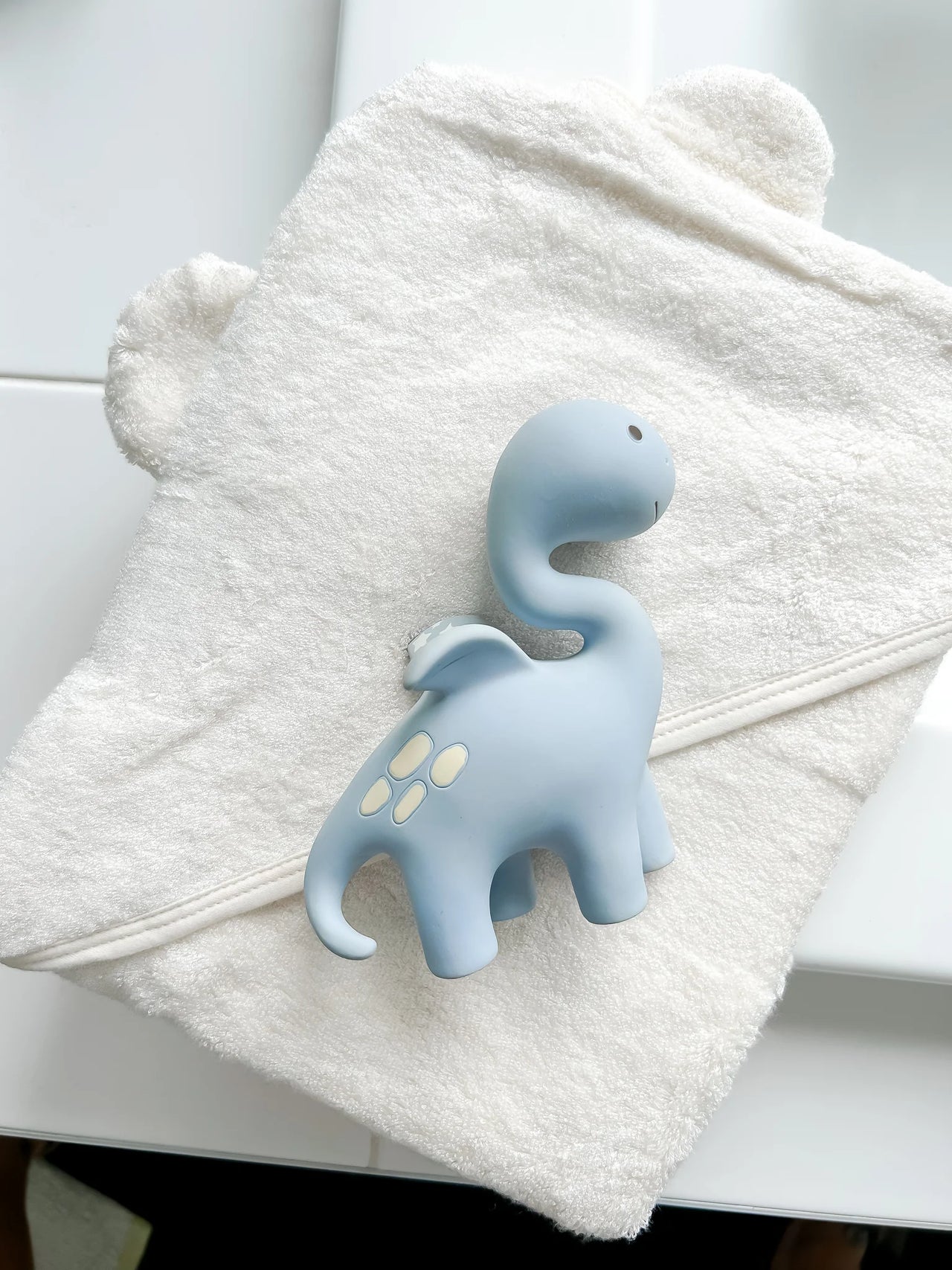 WINNIE PARKES DIPLO THE DINO-DRAGON NATURAL RUBBER TEETHER - BLUE