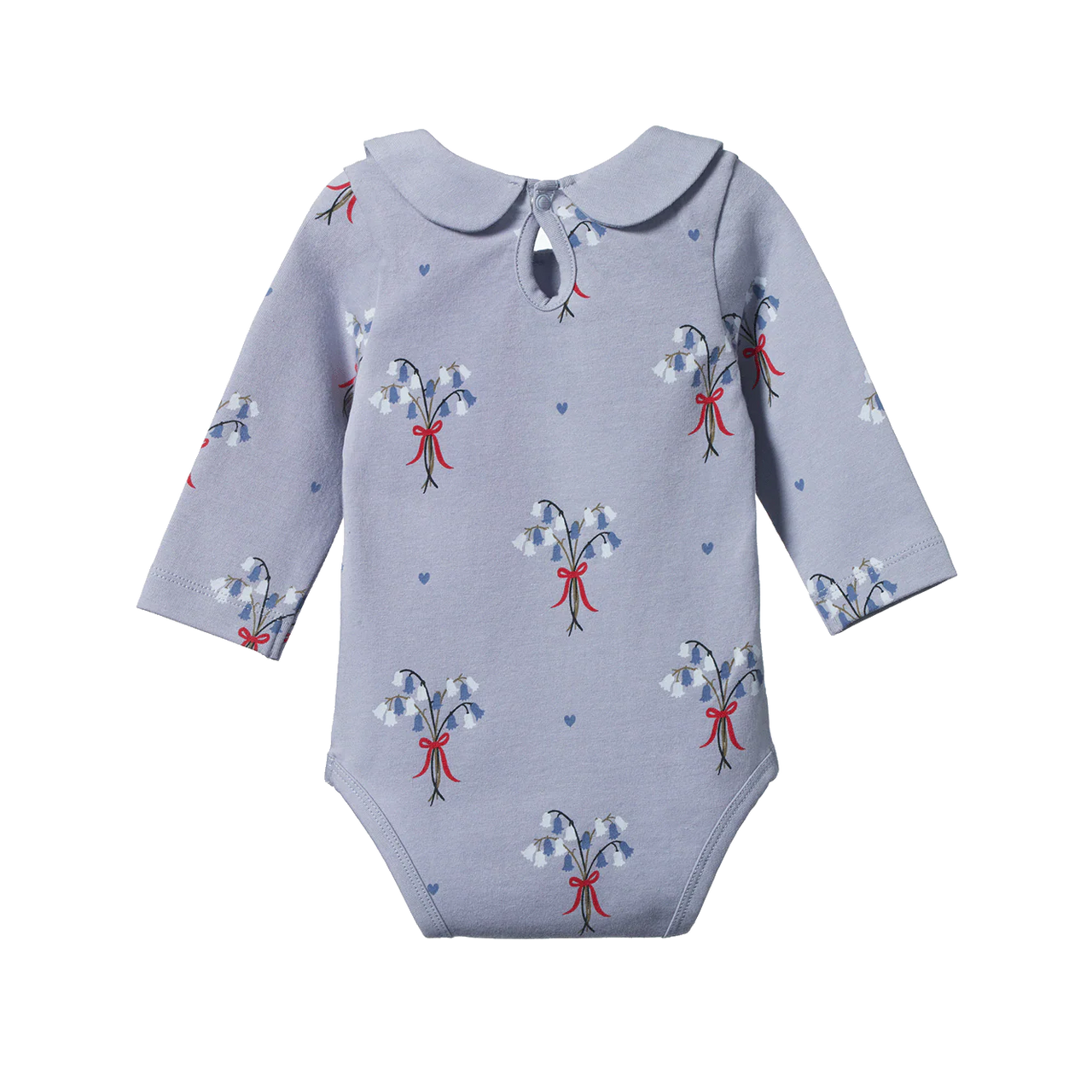 NATURE BABY AGNES BODYSUIT BLUEBELLE