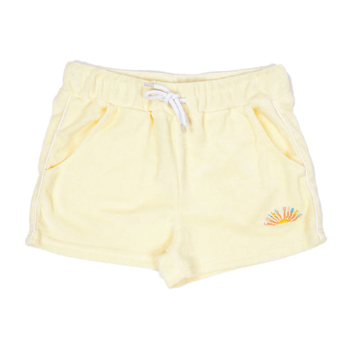 ALPHABET SOUP CHILL VIBES TERRY SHORTS