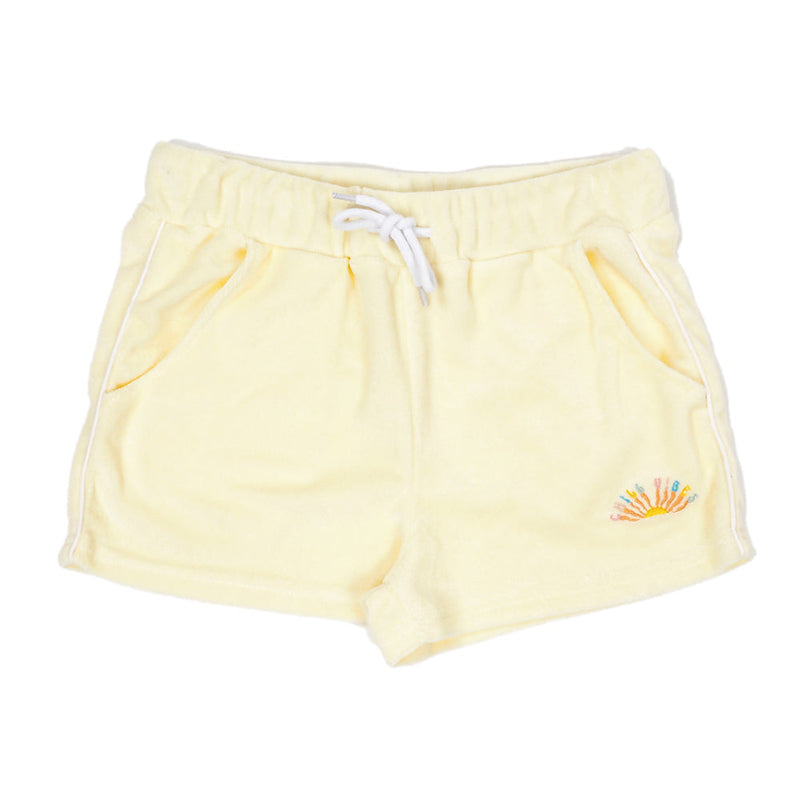 ALPHABET SOUP CHILL VIBES TERRY SHORTS