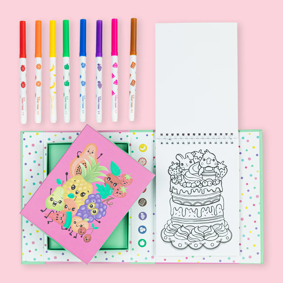 SCENTED COLOURING - FRUITY CUTIE