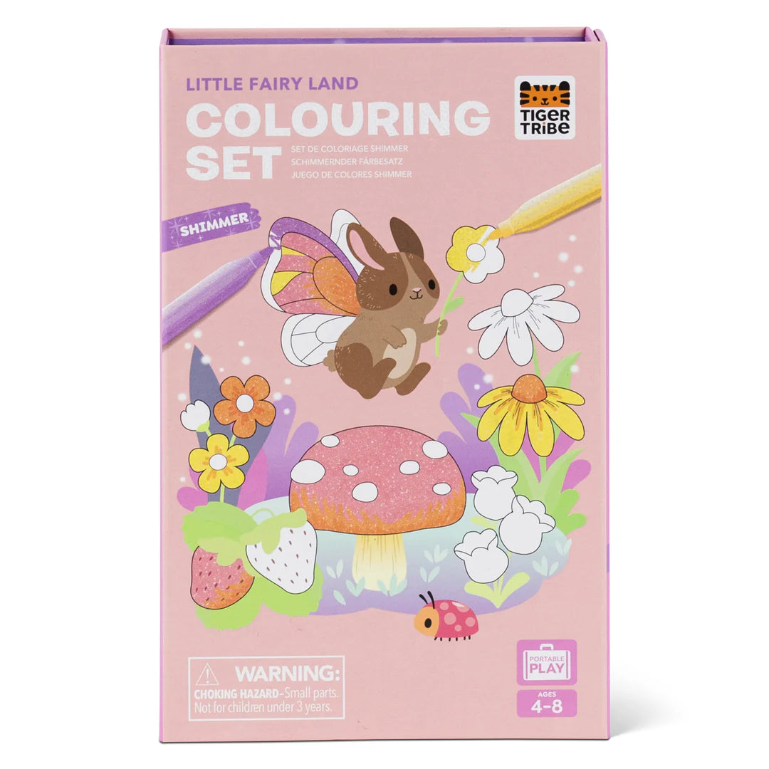 SHIMMER COLOURING SET - LITTLE FAIRY LAND