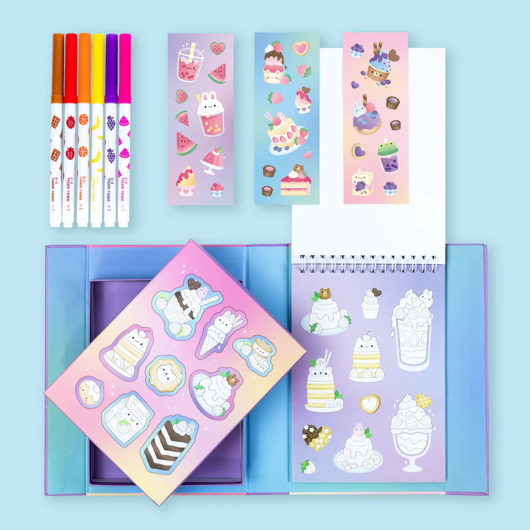 SCENTED STACKS OF STICKERS  - DREAMY DESSERTS