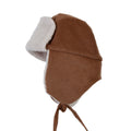 ACORN AVIATOR CORD BEANIE CHESTNUT