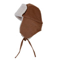 ACORN AVIATOR CORD BEANIE CHESTNUT