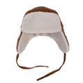 ACORN AVIATOR CORD BEANIE CHESTNUT