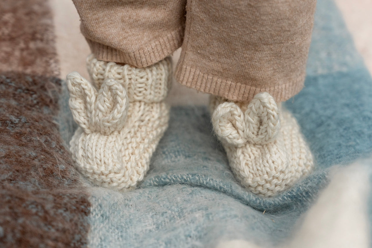 ACORN COTTONTAIL BOOTIES CREAM