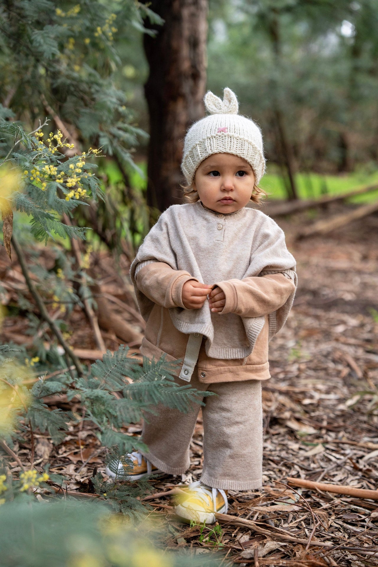 ACORN COTTONTAIL BEANIE CREAM