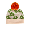 ACORN FLOWER POWER MERINO BEANIE GREEN
