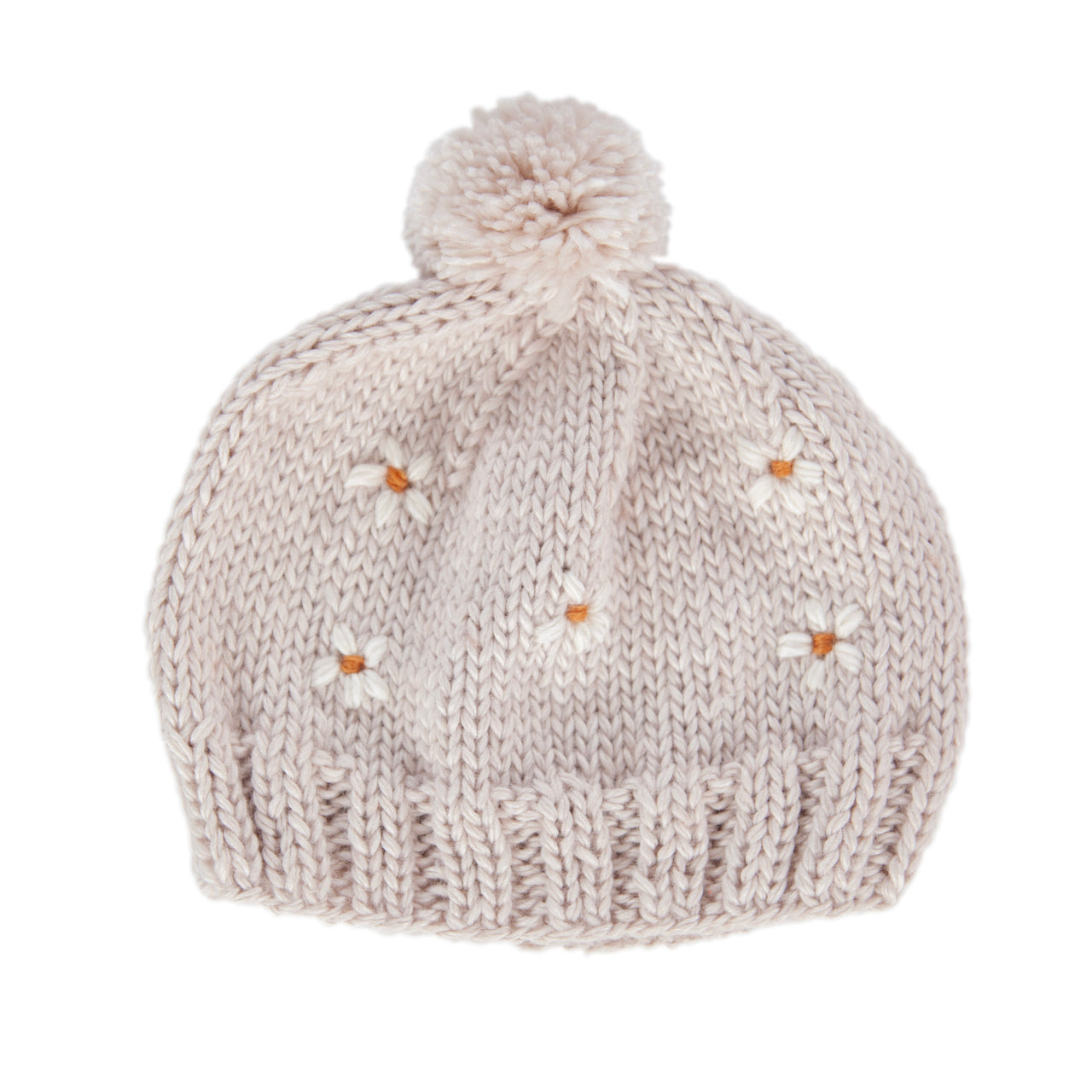 ACORN DAISY BEANIE OATMEAL