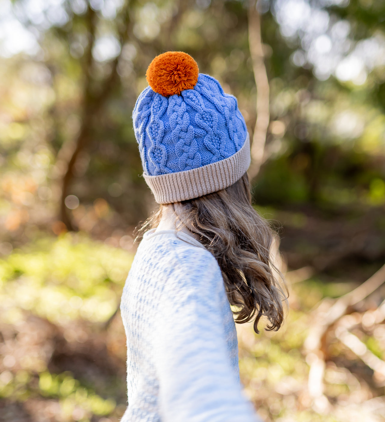 ACORN AUGUST MERINO BEANIE LIGHT BLUE