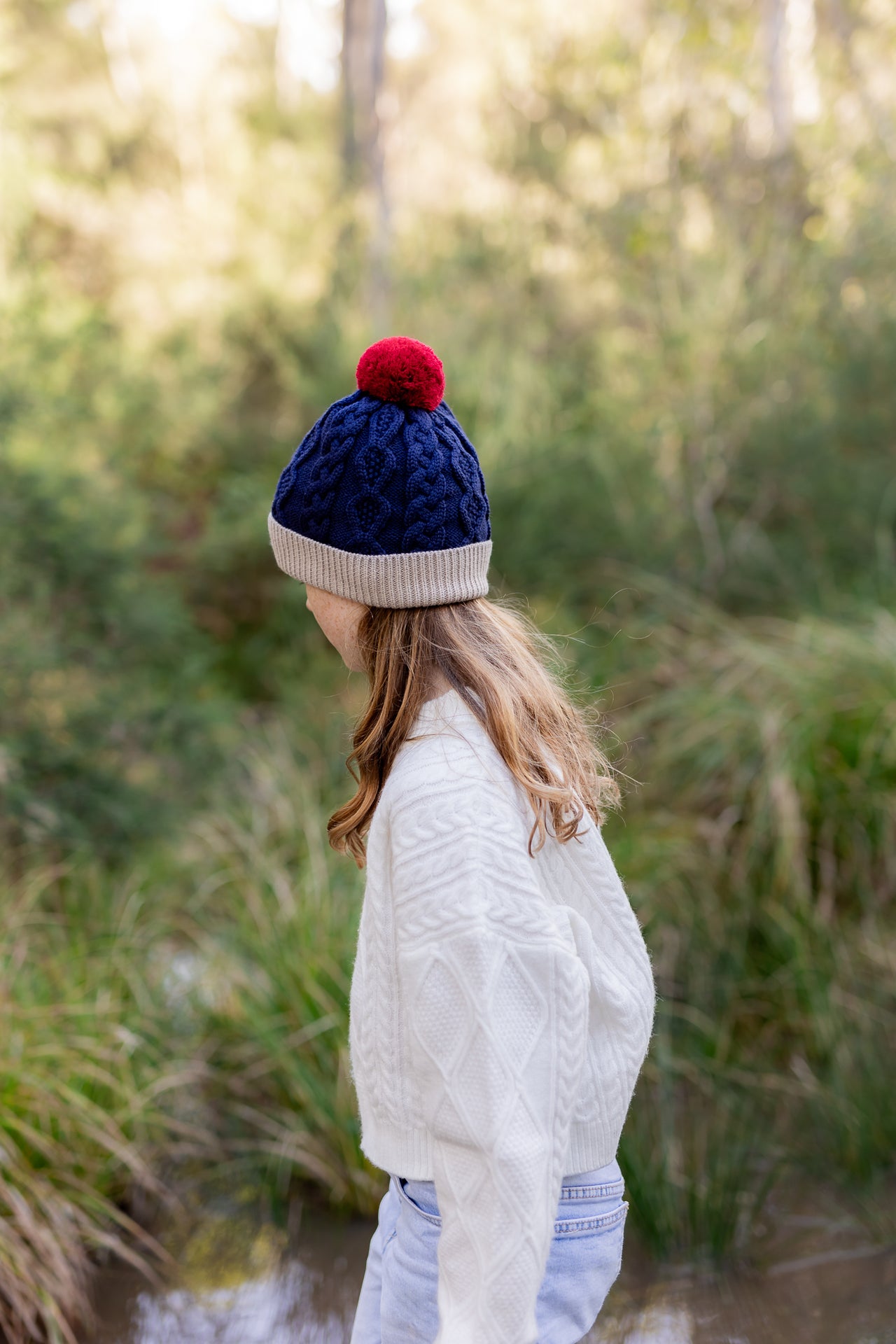 ACORN AUGUST MERINO BEANIE NAVY