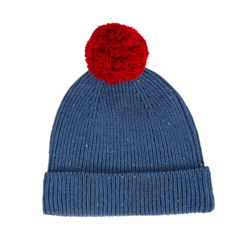 ACORN COMO BEANIE BLUE SPECKLE