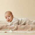 WILSON & FRENCHY ORG KNIT LEGGING COOKIE & CREAM