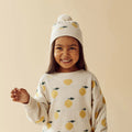 WILSON & FRENCHY ORG KNITTED JACQUARD HAT LEMMONY