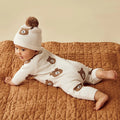 WILSON & FRENCHY ORGANIC KNITTED JACQUARD HAT BEARY CUTE