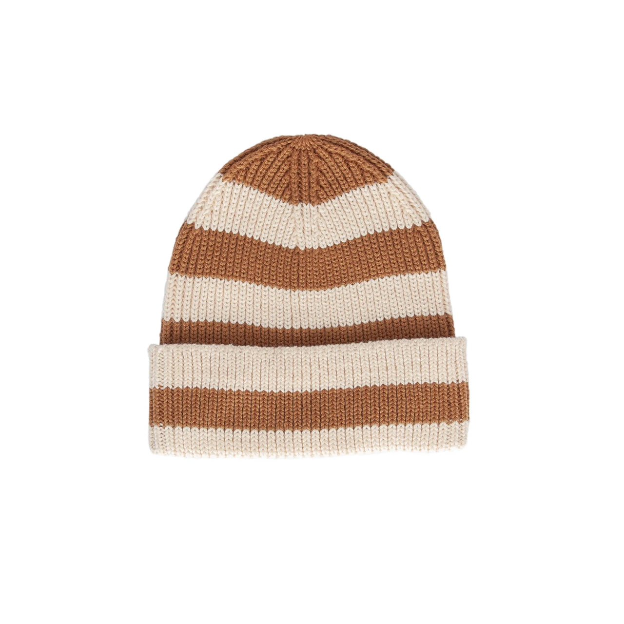 ACORN TOKYO MERNIO BEANIE CARAMEL STRIPE