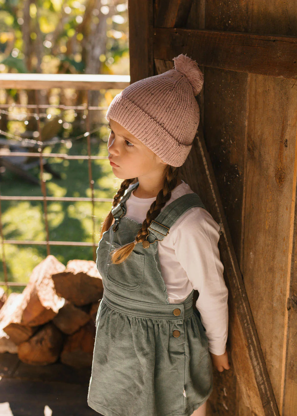 ACORN STARGAZE BEANIE PINK SPECKLE