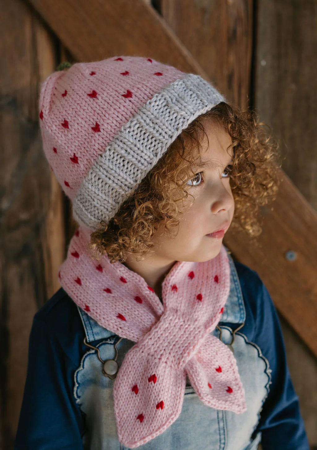 ACORN CHERRY BEANIE PINK