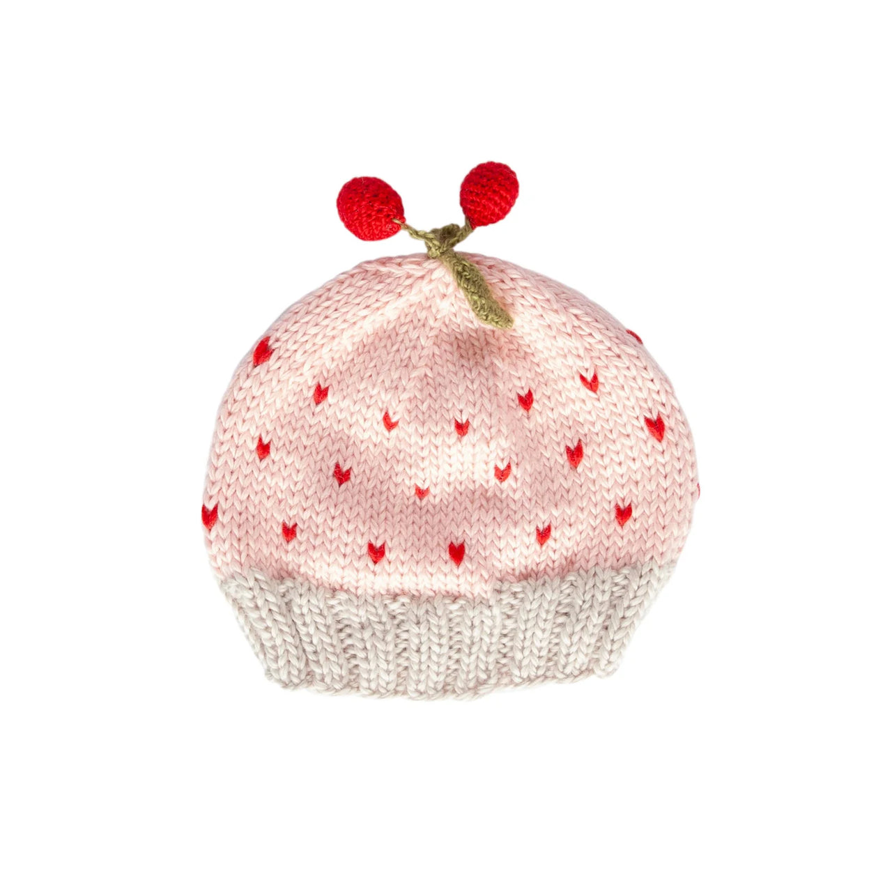 ACORN CHERRY BEANIE PINK