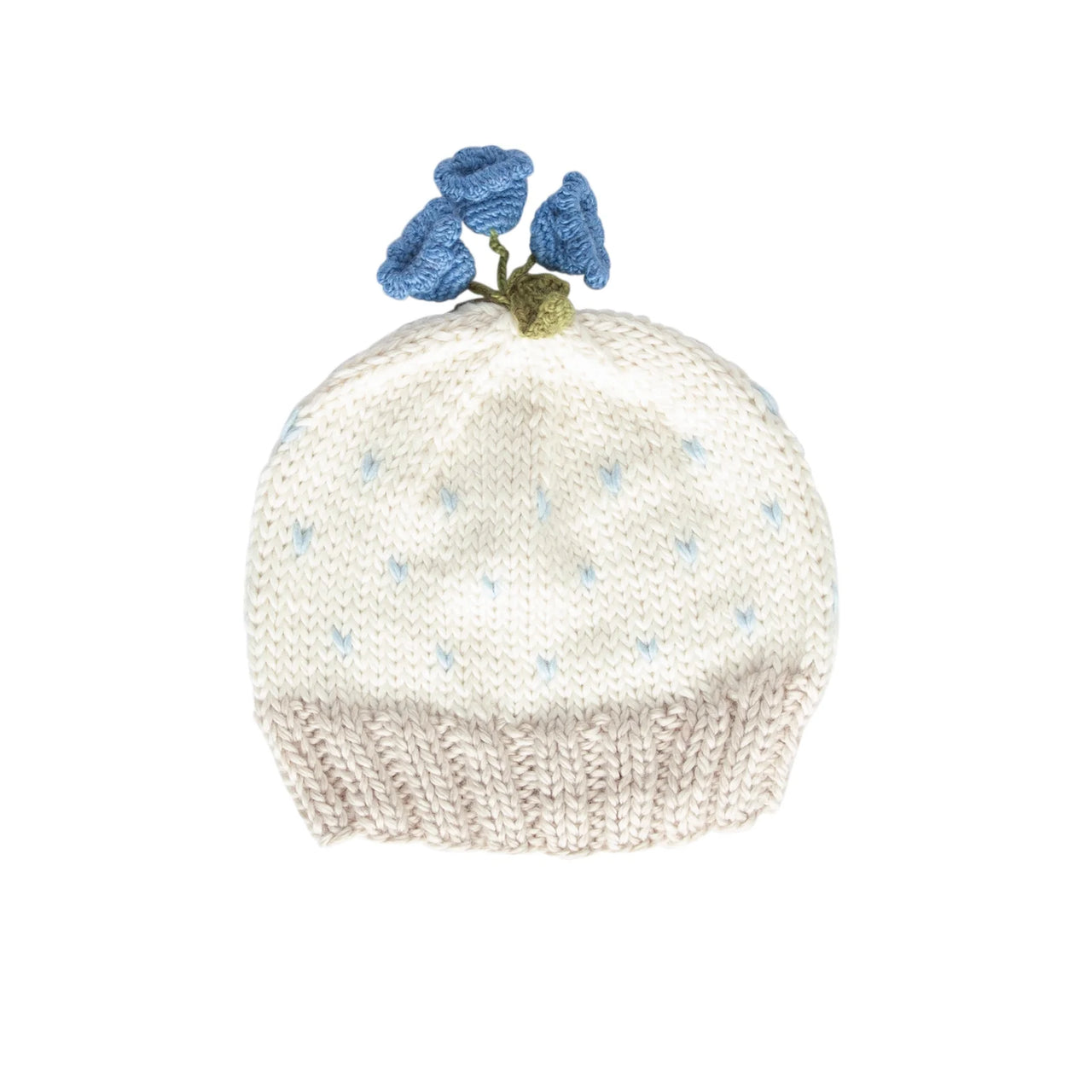 ACORN BLUEBELL BEANIE CREAM