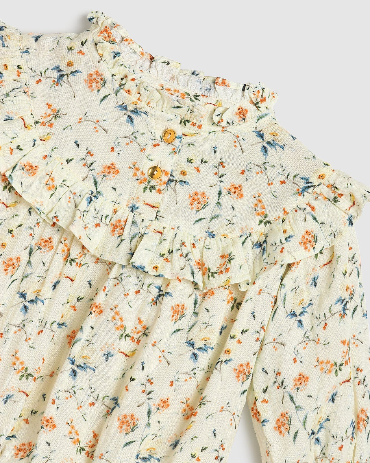 ALEX & ANT VALERIE PLAYSUIT - NATURAL BIRD