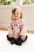 ALEX & ANT BUNNY PLAYSUIT - HAPPY PINK