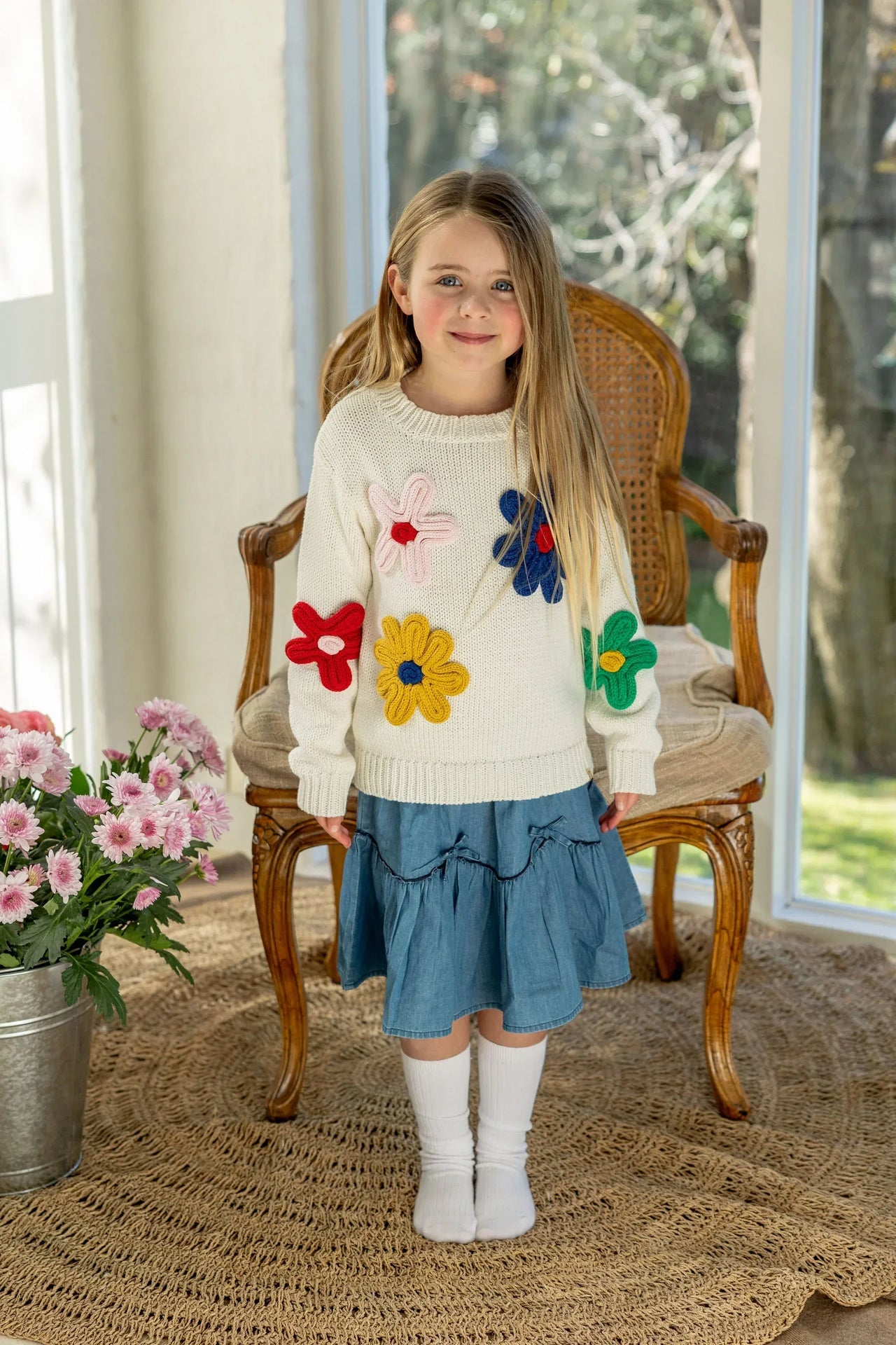 ALEX & ANT WILDFLOWER KNIT - NATURAL