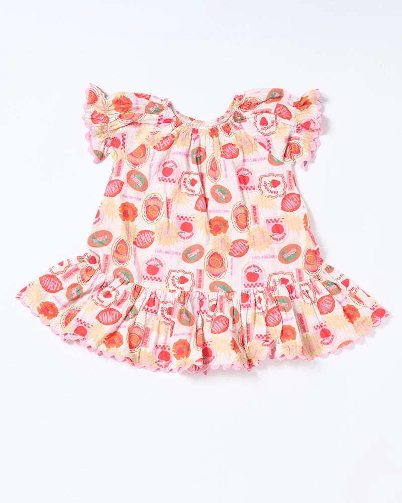 WALNUT ALEXA DRESS - FRUTAS FESCAS