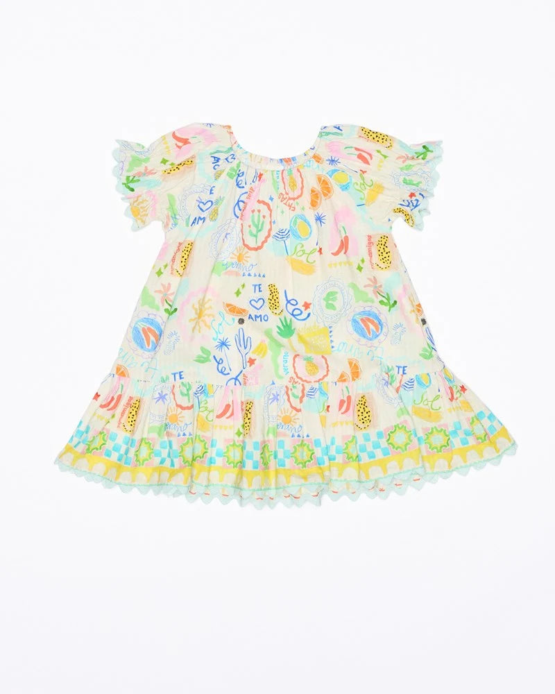 WALNUT ALEXA DRESS - TE AMO