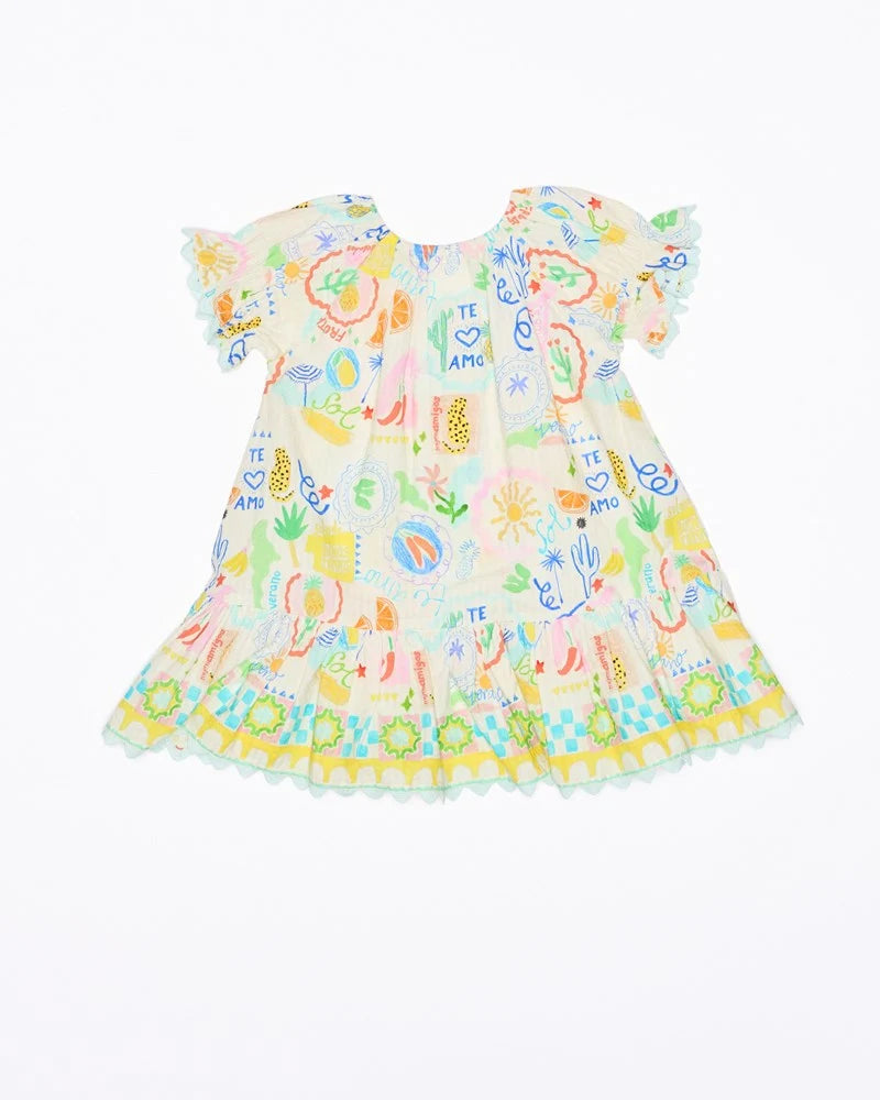 WALNUT ALEXA DRESS - TE AMO