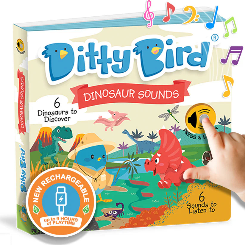 DITTY BIRD BOOK DINOSAUR SOUNDS
