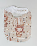 LITTLE WARRIOR & CO ORGANIC COTTON FEEDING BIB - CUB LEO