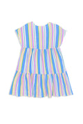 MILKY CRINKLE STRIPE DRESS